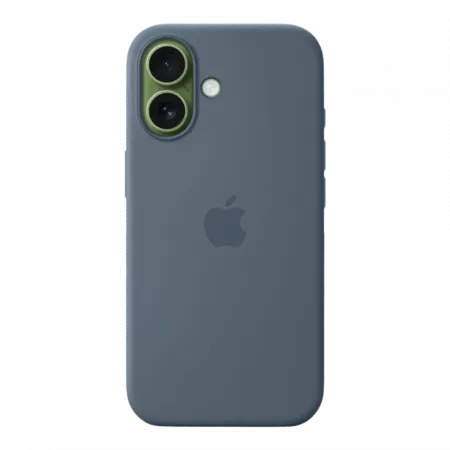 Чохол Apple Silicone Case with Magsafe для iPhone 17 (Anchor Blue)