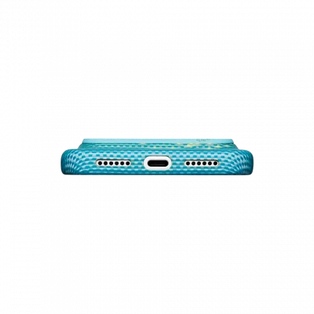 Чохол Pitaka Edge Ultra-Slim Glints of Gold Lucid Blue для iPhone 18 Pro/17 Pro