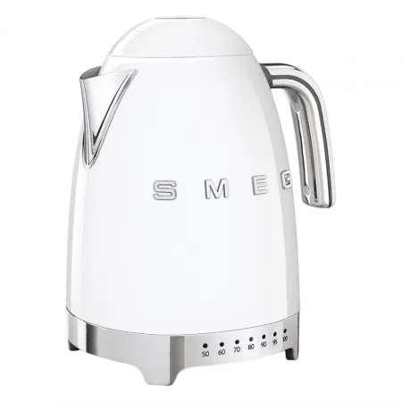 Чайник електричний з регулятором температури Smeg (White)