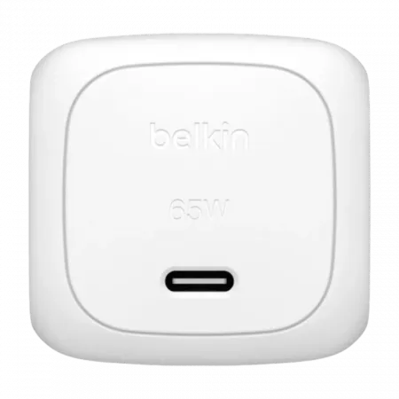 Зарядний пристрій Belkin 65W USB-C GAN PD PPS White