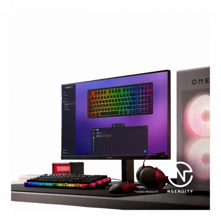 Клавіатура механічна HyperX Alloy Origins 2 1800 103key, Red, USB-A, Hot-Swap, EN/UA, RGB, чорний