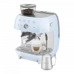 Кавомашина еспресо з кавомолкою Smeg (Blue)