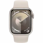 б/у Apple Watch Series 9 41mm Starlight Aluminum Case with Starlight Sport Band S/M