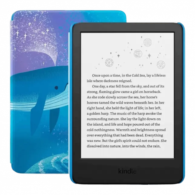 Електронна книга Amazon Kindle Kids 11th Gen (2022) (Space Whale)