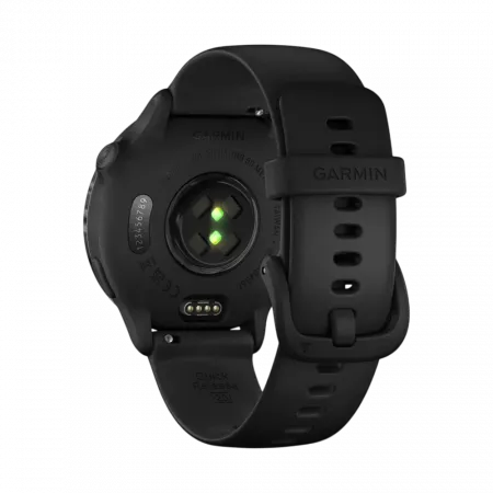 Смарт-годинник Garmin Vivoactive 6 Slate з Black чорним силіконовим ремінцем