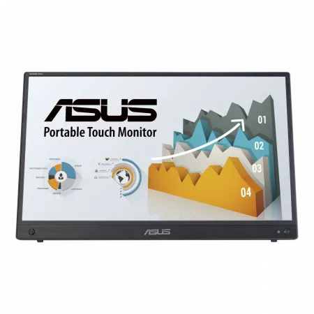 Монітор портативний Asus 15.6" ZenScreen MB16AMTR mHDMI, 2xUSB-C, MM, IPS, 7800mAh, Touch, Case