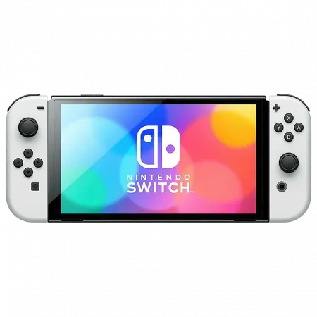  Ігрова приставка Nintendo Switch OLED with White Joy-Con