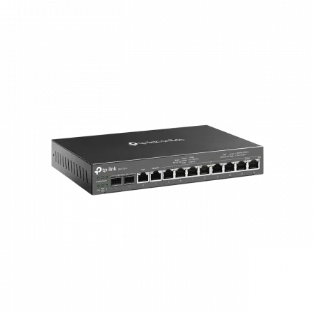 Мультисервісний Маршрутизатор TP-LINK ER7212PC 8xGE LAN (8xPoE), 1xGE WAN, 1xGE WAN/LAN, 2xGE SFP WAN/LAN, 110Вт