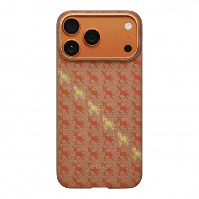 Чохол Pitaka Ultra-Slim Happiness Rides PitaTap для iPhone 17 Pro Max Amber