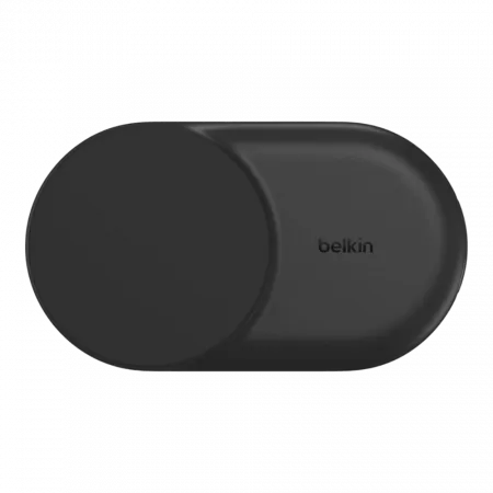 Зарядний пристрій бездротовий Belkin UltraCharge 2в1 Foldable Magnetic Charging 25W, Black