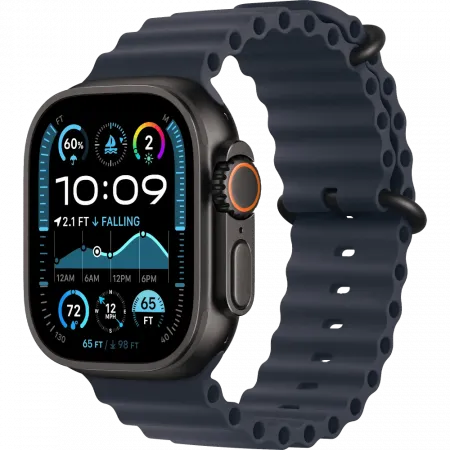 б/у Apple Watch Ultra 2 GPS + LTE 49mm Black Titanium Case with Navy Ocean Band