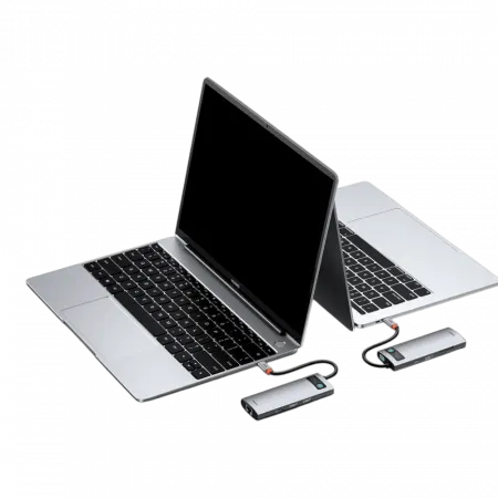 Перехідник Baseus HUB 8-in-1 Type-C Space Gray
