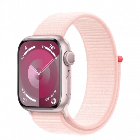 б/у Apple Watch Series 9 GPS 45mm Pink Aluminum Case with Light Pink Sport Loop