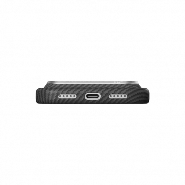 Чохол Pitaka Edge Ultra-Slim Twill Black/Grey для iPhone 18 Pro/17 Pro