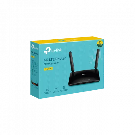 Маршрутизатор TP-LINK TL-MR150 N300, 4G/LTE, 3xFE LAN, 1xFE WAN