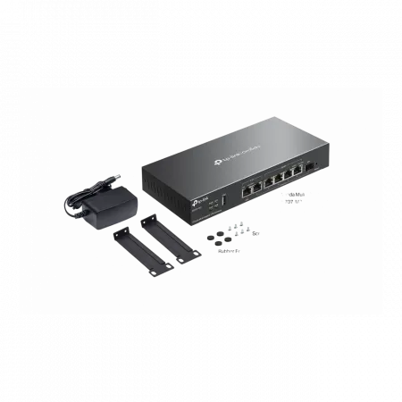 Мультисервісний Маршрутизатор TP-LINK ER707-M2, 1x2.5GE LAN, 1x2.5GE WAN/LAN, 4xGE LAN, 1xSFP WAN/LAN 1xUSB