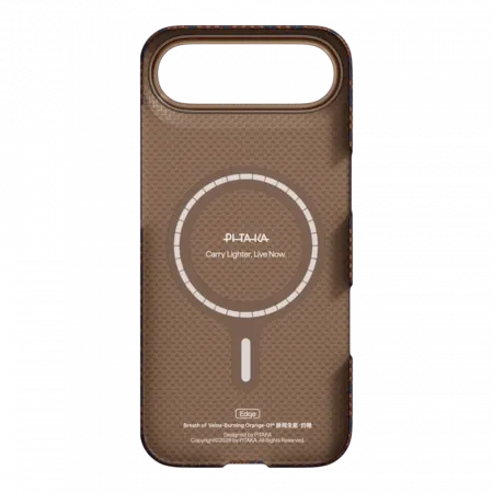 Чохол Pitaka Edge Ultra-Slim Breath of Veins для iPhone Air Burning Orange