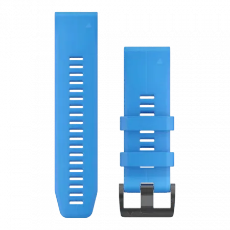Ремінець QuickFit 26 мм, Cyan Blue блакитний силіконовий