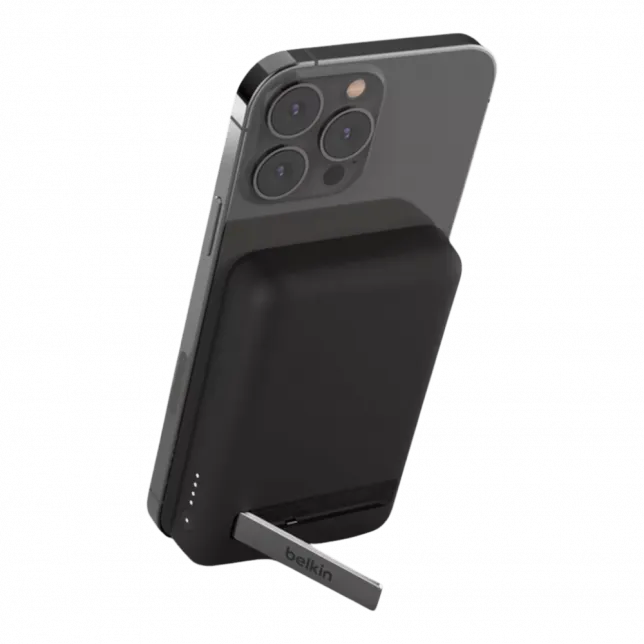Магнітний повербанк Belkin MagSafe Wireless with Stand 5000mAh Black
