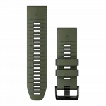 Ремінець QuickFit 26 мм, Moss/Graphite хакі силіконовий