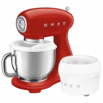 Планетарний міксер Smeg 1000 Вт (Red)