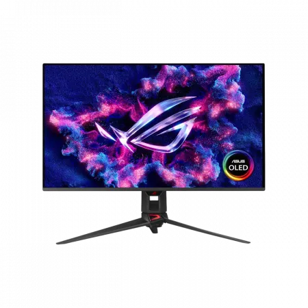 Монітор Asus 26.5" ROG Strix XG27AQDNG 2xHDMI, DP, 2xUSB, QD-OLED, 2560x1440, 360Hz, 0.03ms, DCI-P3 99%, G-SYNC, FreeSync, Pivot, HDR400