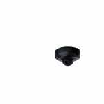 IP-Камера дротова Ajax DomeCam Mini HL black, 5мп, 2.8мм, гібридне підсвічування IR 15м, білий Led 15м, Poe, True WDR, IP 65, ІЧ 15м, аудіо, кут огляду 100° до 110°, міні купольна, чорна