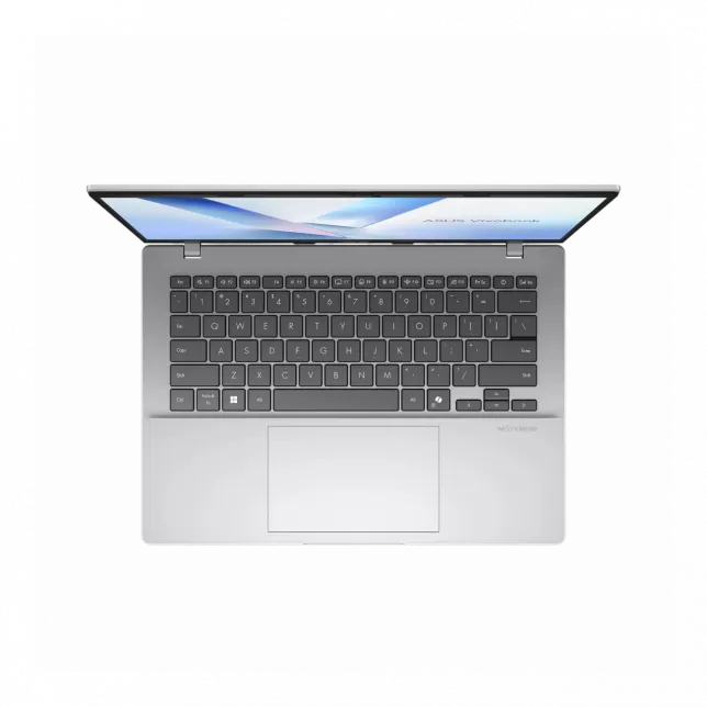 Ноутбук ASUS Vivobook 14 M1407KA-LY143 14" WUXGA IPS, AMD AI 5 330, 16GB, F512GB, UMA, NoOS, Сріблястий