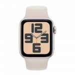 Apple Watch SE 2 GPS 44mm Starlight Aluminium Case with Starlight Sport Band (M/L)