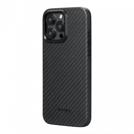 Чохол Pitaka MagEZ Case Pro 4 Twill 1500D for iPhone 15 Pro Black/Grey
