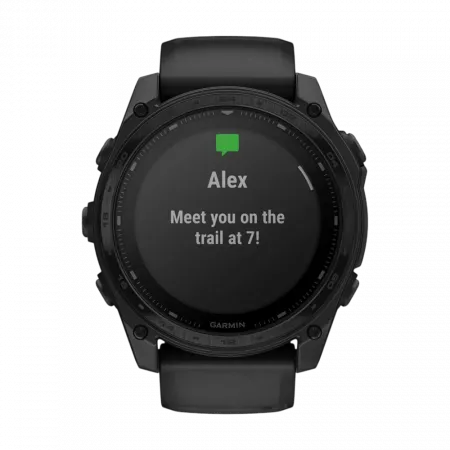 Смарт-годинник Garmin Tactix 8 51 мм Solar З сонячною підзарядкою та балістичним калькулятором Applied Ballistics Ultralight