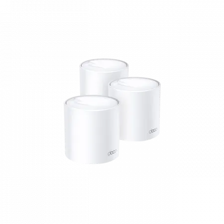 Система WiFi-Mesh TP-LINK Deco X60 AX5400, 1xGE LAN, 1xGE WAN, 3 мод