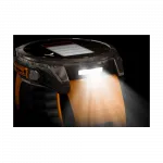 Смарт-годинник Garmin Fenix 8 51мм, AMOLED Sapphire, Titanium з Spark Orange/Graphite помаранчевим силіконовим ремінцем