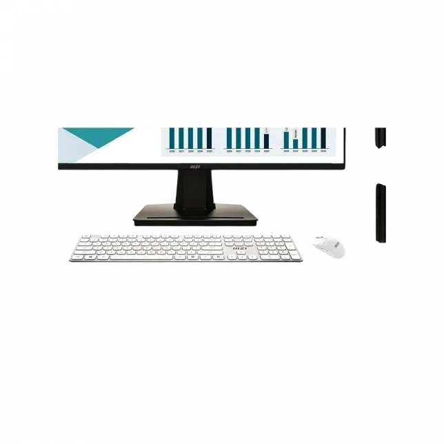 Комплект клавіатура та миша MSI FORGE K210 W COMBO WHITE UA, Wireless