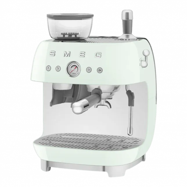 Кавомашина еспресо з кавомолкою Smeg (Green)