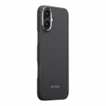 Чохол Pitaka Ultra-Slim Case Twill 600D for iPhone 16 Black/Grey