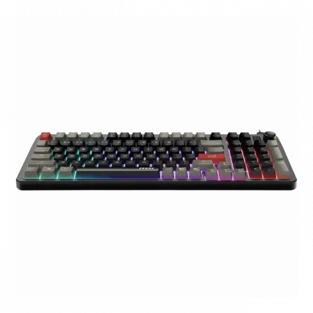 Клавіатура мембранна MSI FORGE GK110 UA 98key, USB-A, EN/UKR/RU, LED, чорний