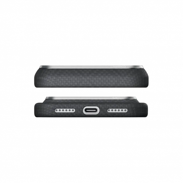 Чохол Pitaka Edge Ultra-Slim Argyle для iPhone 18 Pro/17 Pro Lava Black