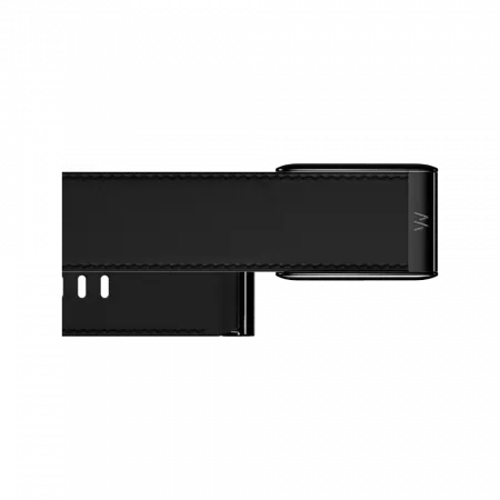 Ремінець Whoop LeatherLuxe Straight Band для Whoop 5.0 Black/Cream with Black (S/M)
