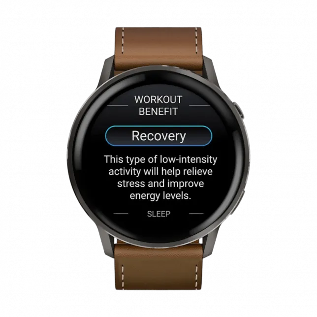 Смарт-годинник Garmin Venu 4 45 мм Slate з Black чорним силіконовим та Brown коричневим шкіряним ремінцями