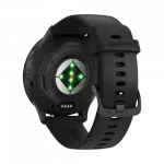 Смарт-годинник Garmin Venu 3 Slate stainless steel bezel з чорним корпусом та силіконовим ремінцем