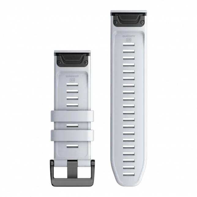 Ремінець QuickFit 26 мм, Whitestone білий силіконовий
