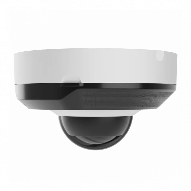 IP-Камера дротова Ajax DomeCam Mini HL white, 8мп, 4мм, гібридне підсвічування IR 15м, білий Led 15м, Poe, True WDR, IP 65, ІЧ 15м, аудіо, кут огляду 75° до 85°, міні купольна, біла