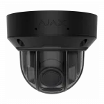 IP-камера дротова Ajax DomeCam HLVF 5 MP Black, 2.8–12 мм, PoE, True WDR, IP65, ІЧ 40 м, LED 25 м, аудіо, кут огляду 32° до 100°, чорна, 126284.214.BL1