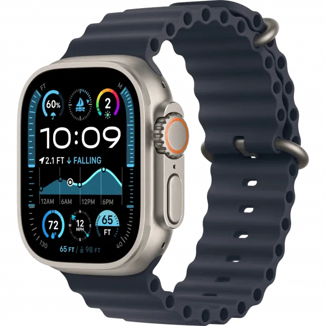 б/у Apple Watch Ultra 2 GPS + LTE 49mm Titanium Case with Navy Ocean Band