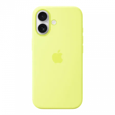 Чохол Apple Silicone Case with Magsafe для iPhone 17 (Neon Yellow)