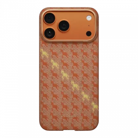 Чохол Pitaka Ultra-Slim Happiness Rides PitaTap для iPhone 17 Pro Amber