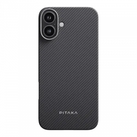 Чохол Pitaka Ultra-Slim Case Twill 600D for iPhone 16 Black/Grey