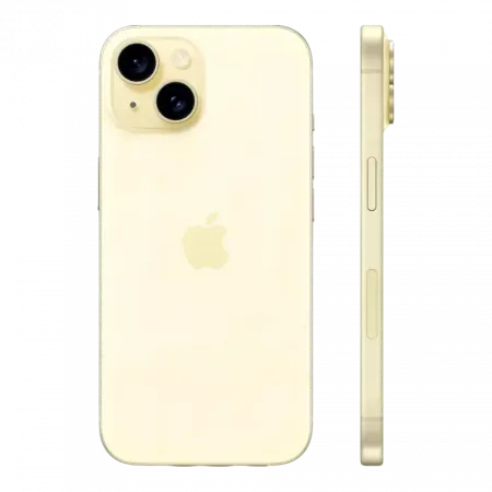 б/у Apple iPhone 15 128GB (Yellow) (Ідеальний стан)