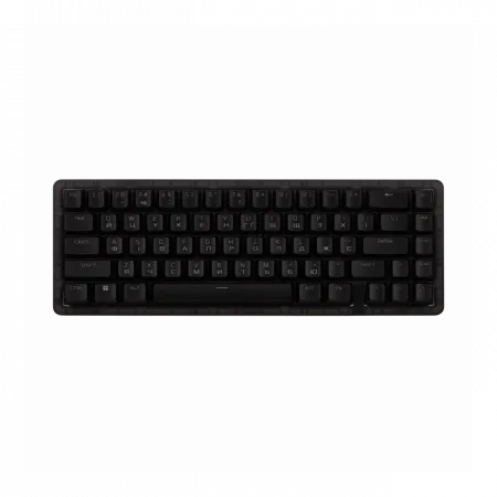 Клавіатура механічна HyperX Alloy Origins 2 65key, Red, USB-A, Hot-Swap, EN/UA, RGB, чорний
